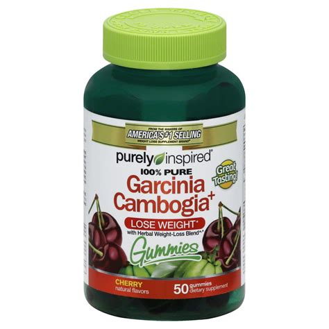 purely inspired purely inspired garcinia cambogia gummies shop diet and fitness at h e b