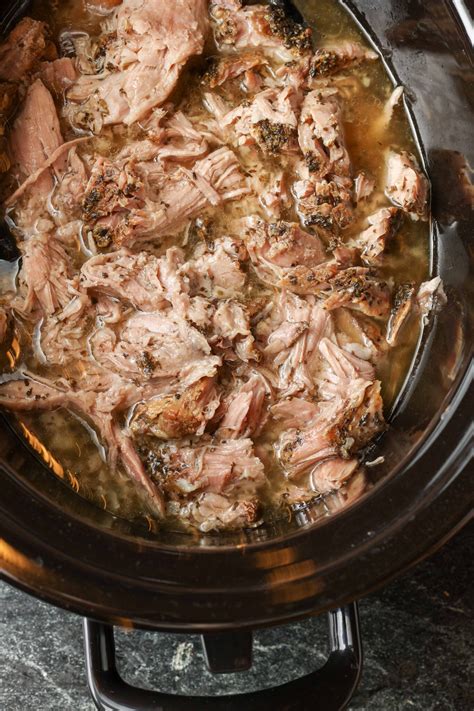 Slow Cooker Pork Roast With A Sweet And Tangy Glaze Barefeet In The Kitchen
