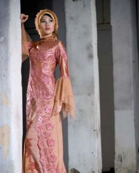 Contoh Desain Model Kebaya Muslim Modern Terbaru Wanita Gambar Gaun