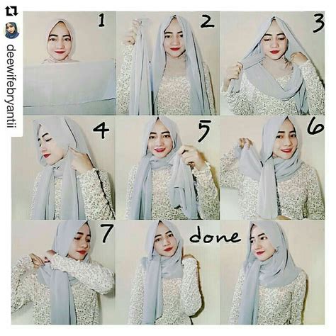 Tutorial Hijab Pesta Simple Hijab Tutorial Pashmina Hijab Tutorial Hijab Style Tutorial