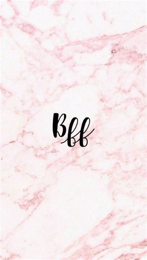 Download Pink Marble Girly Bff Wallpaper