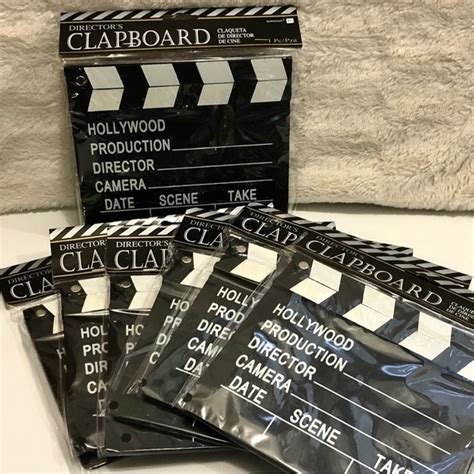 Party Supplies Hollywood Director Clapboards X 7 Poshmark