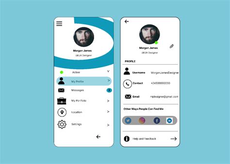 User Interface Profile Figma