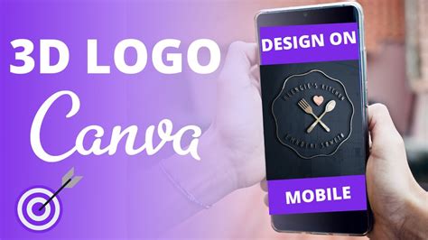How To Create A 3D LOGO On Your Mobile CANVA TUTORIAL PART TWO