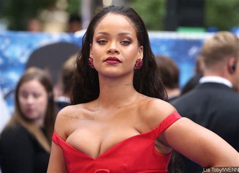 Rihanna Fuels Pregnancy Rumors With Bigger Boobs At Valerian Euro