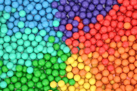 Colorful Balls Background Abstract Background With Colorful Gradient