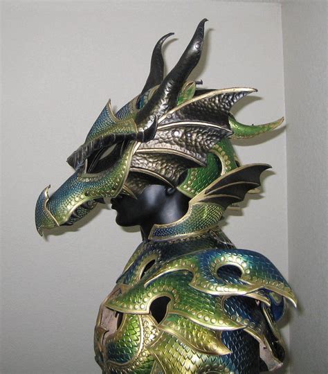 Dragon Head Helmet Temp Pic By Azmal On Deviantart Dragon Armor