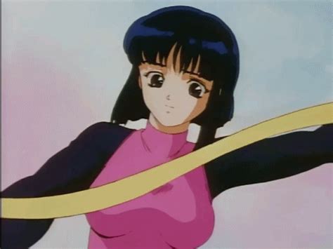 The Big Imageboard Tbib 1girl 90s Animated Animated  Black Hair