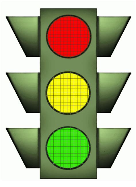 Stop Light Animated Traffic Light Clipart Image 27095