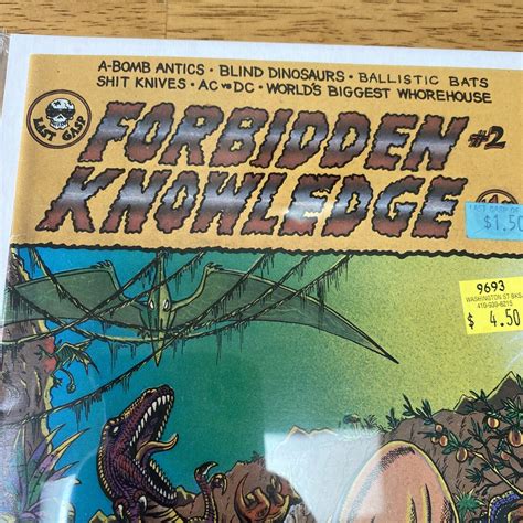 Adult Lot 3 Underground Comics Tijuana Bible Forbidden Knowledge Rip