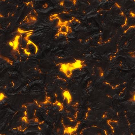 Volcano magma | Seamless PBR Materials & Textures