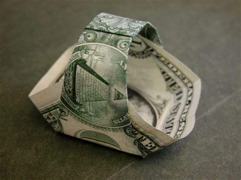 Wrap A Dollar Bill Origami