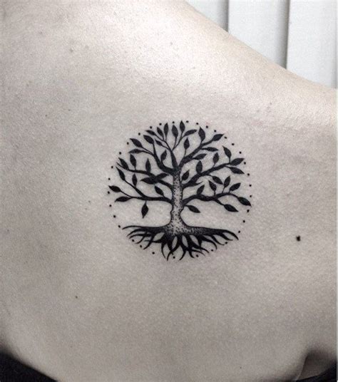 45 Insanely Gorgeous Tree Tattoos On Back Tree