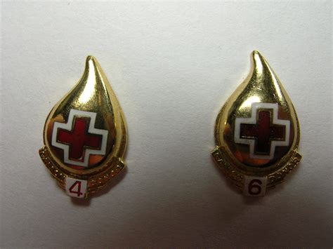 Lot Of 6 Red Cross Blood Donor Pins 4 6 12 14 Pheresis And Qc Ebay