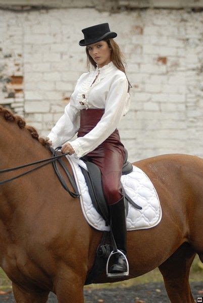 Equestrian Madame In Leather Breeches Equestrian Outfits Equestrian