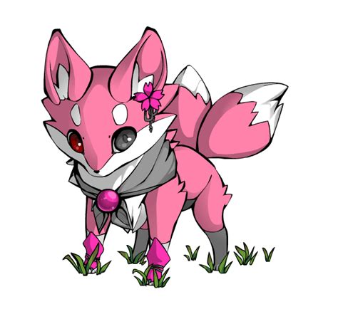 Pink Fox Adoptable By Snekars On Deviantart