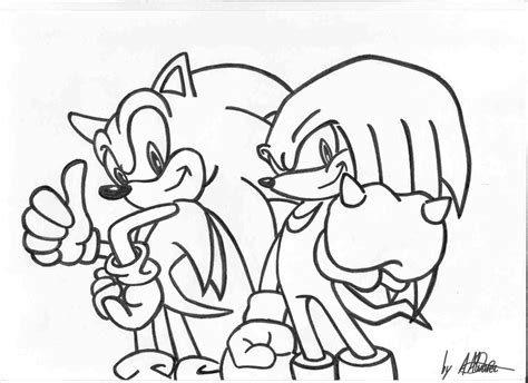 Sonic And Knuckles By Crazycowco On Deviantart