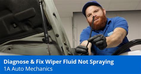 Wiper Fluid Not Spraying How To Diagnose And Fix A Auto
