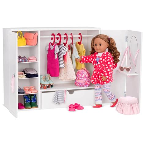 Doll Wardrobe Closet American Girl Closet American Girl Ideas