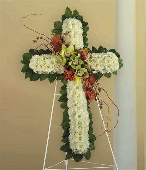 Funeral Crosses Sympathy Flower Cross Fromyouflowers