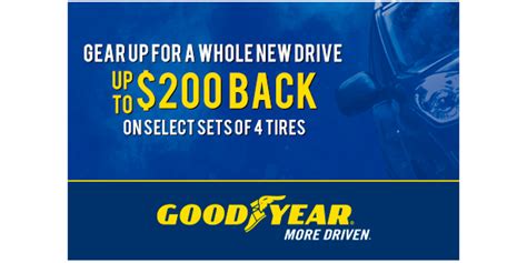 Check spelling or type a new query. Goodyear - Get Up To $200 Back On Select Goodyear Tires - Brothers Tire Sales