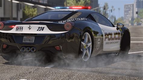 Ferrari Italia Hot Pursuit Police AUTOVISTA Add On Replace Template GTA Mods Com