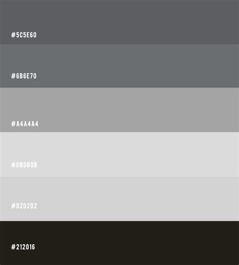 Grey Colour Scheme Living Room Hex Color Palette Grey Color Scheme