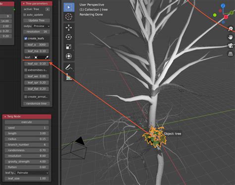 Blender How To Create A Tree With The Free Add On Modular Tree Addon