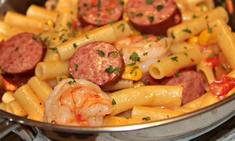 Spicy Sausage And Shrimp Pasta Addicted To Recipes