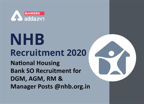 Nhb Recruitment 2020 National Housing Bank So Recruitment For Dgm Agm