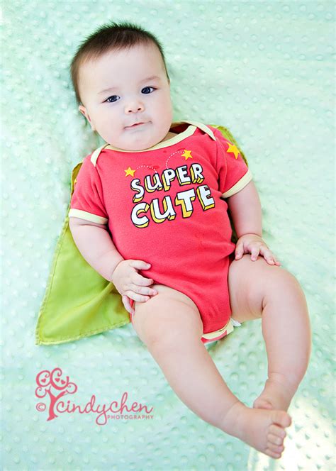 Super Cute Super Baby Huntington Beach Baby Photographer Cindy Chen Photography Orange