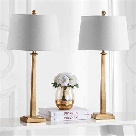 Safavieh Andino Table Lamp Set Of 2 Gold White