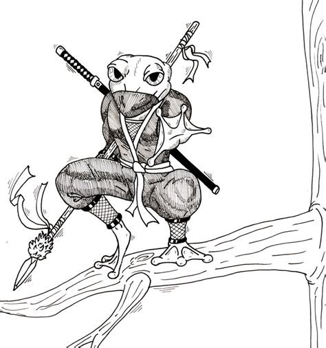 Frog Ninja By Aprion On Deviantart