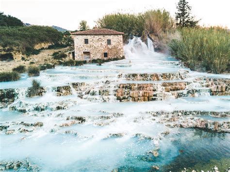 A Natural Thermal Bath Mineral Hot Springs In Tuscany Italy Italy