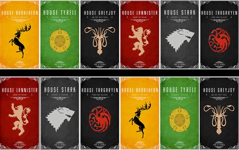 The Great Houses Of Westeros Home