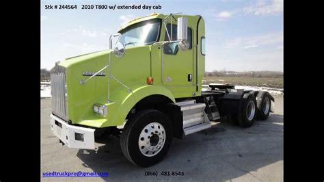 For Sale 2010 Kenworth T800 Extended Day Cab From Used Truck Pro 866
