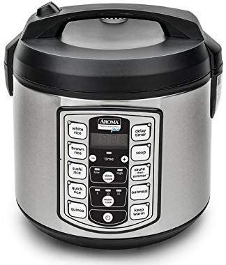 Aroma Professional 20 Cup Digital Rice Cooker ARC 5000SB Review We