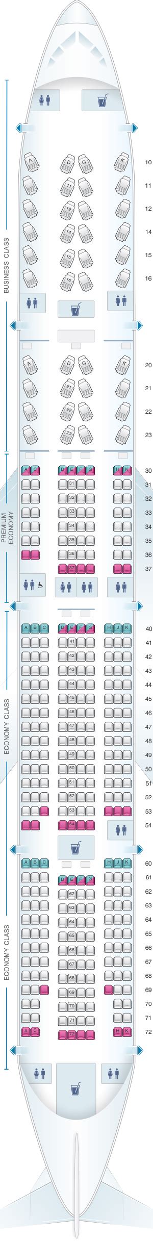 Seat Map China Airlines Boeing B777 300er Seatmaestro