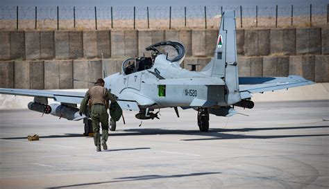 Afghan A 29 Pilot Gets Ready For The Fight