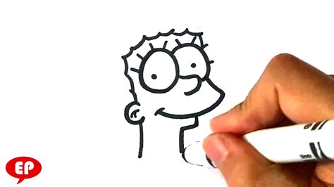 how to draw marge simpson step by step beginners youtube