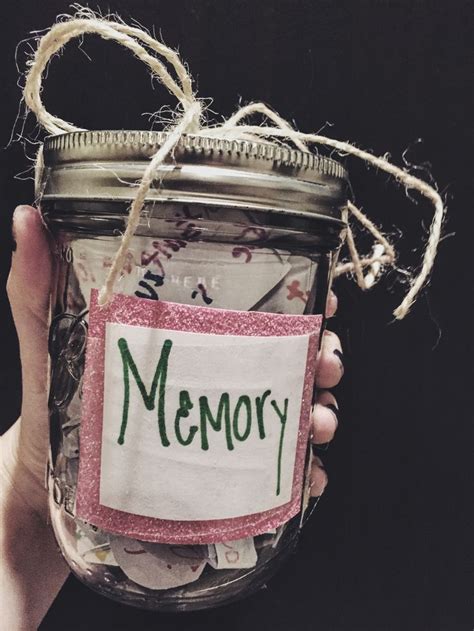 Memory Jar Good For Best Friend Ts Diy Ts For Friends Presents