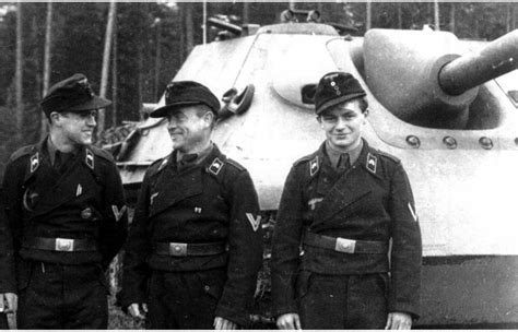 Jagdpanther Crew Schwere Abteilung 654 Tweede Wereldoorlog