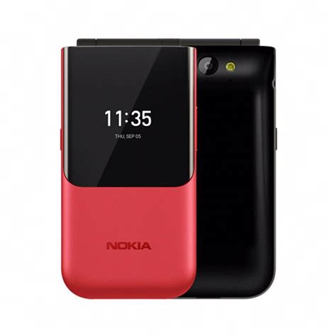 Nokia 2720 Flip Dual Sim Ta 1170 4gb 4g Lte Red Online At Best Price Featured Phones Lulu Uae