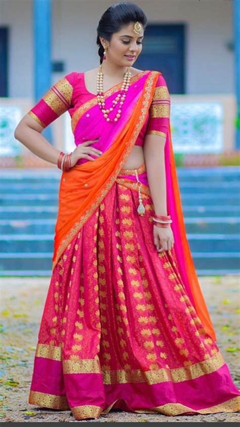 Click On The Photo To Book Your Wedding Photographer Half Saree Design Inspiration For South