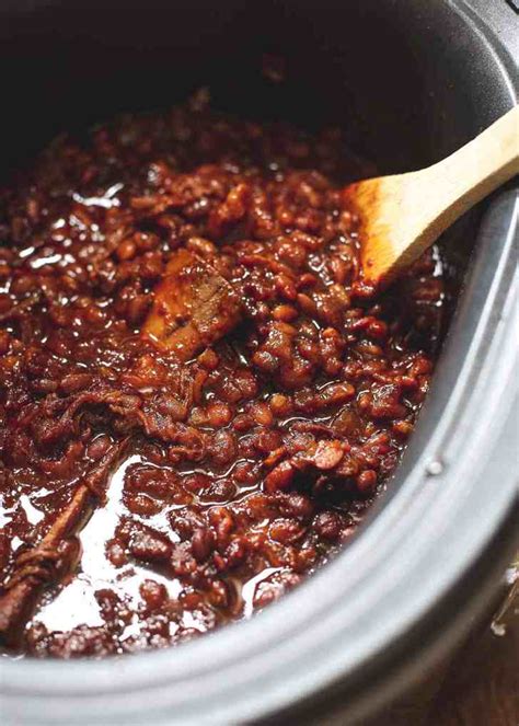 Slow Cooker Brown Sugar Baked Beans