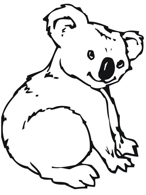 Koala Free Printable Coloring Page Download Print Or Color Online
