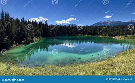 Scenic View Of Valley Of The Five Lakes In Jasper National Park In