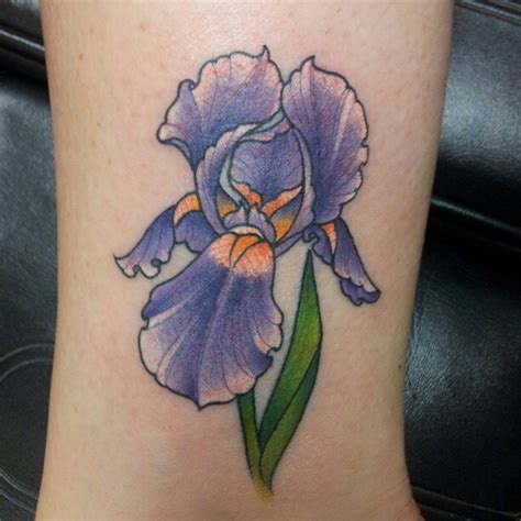 40 Wonderful Iris Flower Tattoos