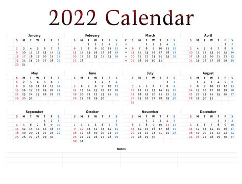 Calendário 2022 Fundo Transparente Png Mart