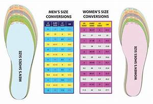 Detailed Shoe Size Conversion Charts For Men 39 S Women 39 S Kid 39 S Shoes